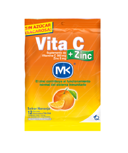 [07718] VITA-C+ZINC NAR  TAB-MASTx500/5MGx12(12) 