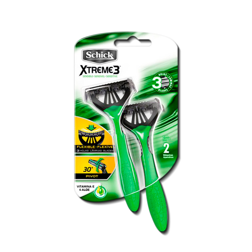 [01852] AFEIT SCHICK XTREM-3 HAW-TROPIC BLISTx2 