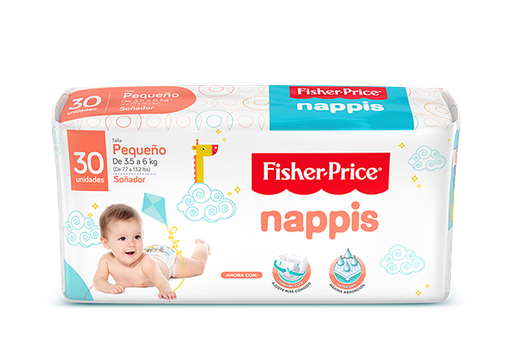 [02716] PAÑAL NAPPIS FISHER-P Px30 