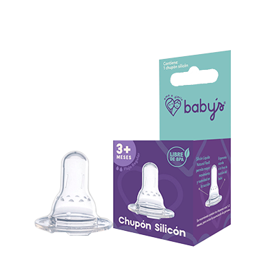 [02894] CHUPON BABYS SILICON 3+M CAJAx1 