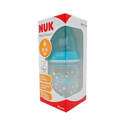 [02916] BIBERON NUK F-CHOICE M S-AGA 0-6Mx5ONZ 