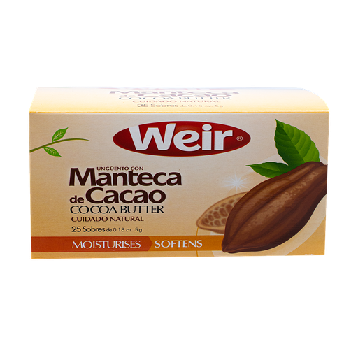 [05308] MANTECA CACAO WEIR SOBx5GRx25 