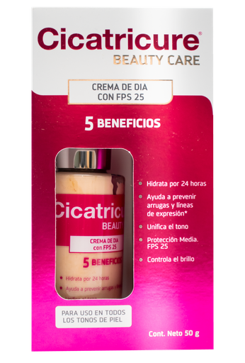 [01108] CREMA CICATRICURE BEA-CARE DIA SPF25 T-PIEL FACx50GR 