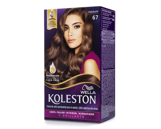 [01601] TINTE KOLESTON CREMA#67 CHOCOLATE KIT 