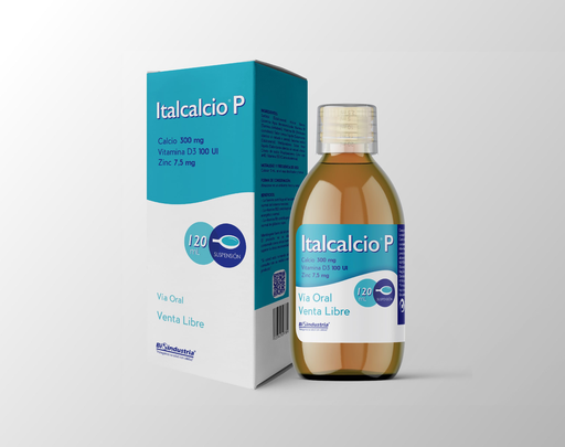 [07546] ITALCALCIO-P  SUS-ORALx300/0.1/7.5MG/5MLx120ML