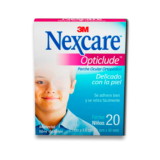 [03665] PARCHE OCULAR NEXCARE OPTICLUDE NIÑOSx5 