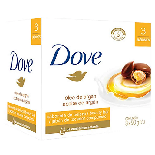 [60675] JABON DOVE ACEITE ARGAN BARRAx90GRx3 