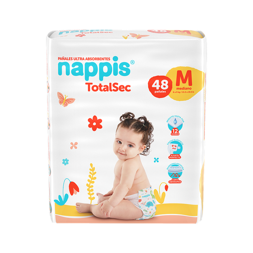 [60710] PAÑAL NAPPIS TOTALSEC Mx48 