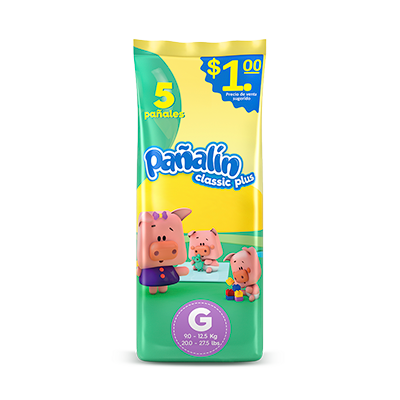 [60712] PAÑAL PAÑALIN CLASSIC PLUS Gx5 