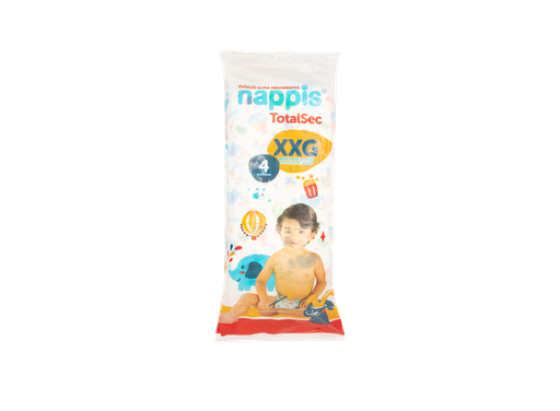 [60713] PAÑAL NAPPIS TOTALSEC XXGx4 