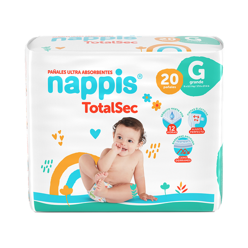 [60719] PAÑAL NAPPIS TOTALSEC Gx20 
