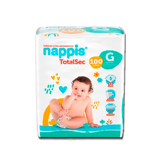 [60720] PAÑAL NAPPIS TOTALSEC Gx100 