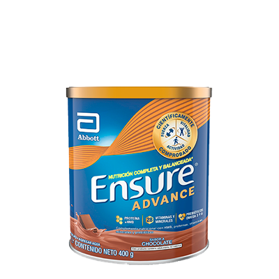 [60882] ENSURE ADVANCE CHOCOLATE LATAx400GR 