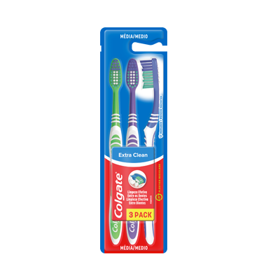 [60910] CEPILLO COLGATE EXTRA CLEAN MEDIOx3PACK 