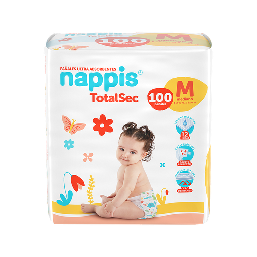 [60926] PAÑAL NAPPIS TOTALSEC Mx100 