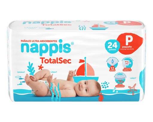 [60927] PAÑAL NAPPIS TOTALSEC Px24 