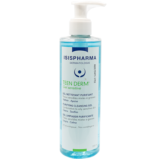[61032] GEL TEEN DERM SENSITIVE LIMPIADORx250ML 