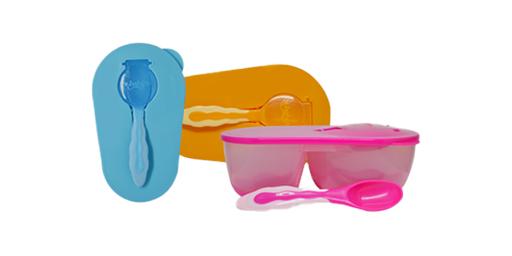 [61116] LUNCH BABYS PACK 2-COMPAR+CUCHARA 