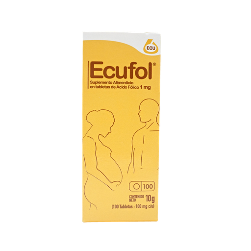 [61249] ECUFOL TABx1MGx100 