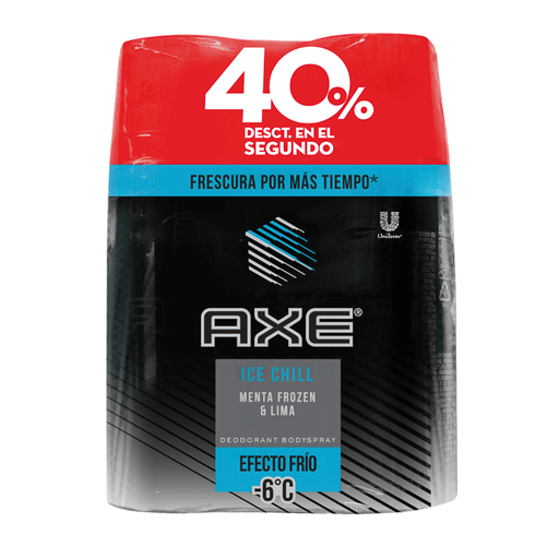 [61296] *DESOD AXE BODYSPRAY ICE CHILL AERx150ML+2DO 40% 