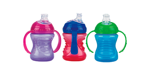 [61414] TAZA NUBY C-BOQ 4+M SILICONx8ONZ 