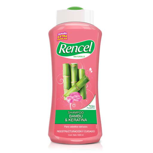 [61425] SHAMP RENCEL BAMBU-KERATINAx1000ML 