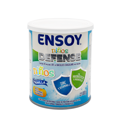 [61552] ENSOY NIÑOS DEFENSE VAINILLA LATAx400GR 