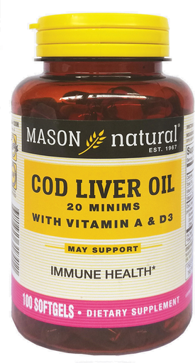 [61669] COD LIVER OIL  CAP-LIQx100MASO 
