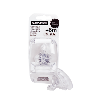 [62121] CHUPON SUAVINEX L SILIC T-2 B/AN 6+Mx2 