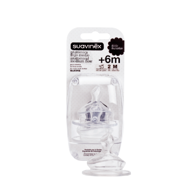 [62123] CHUPON SUAVINEX M SILIC T-2 B/AN 6+Mx2 