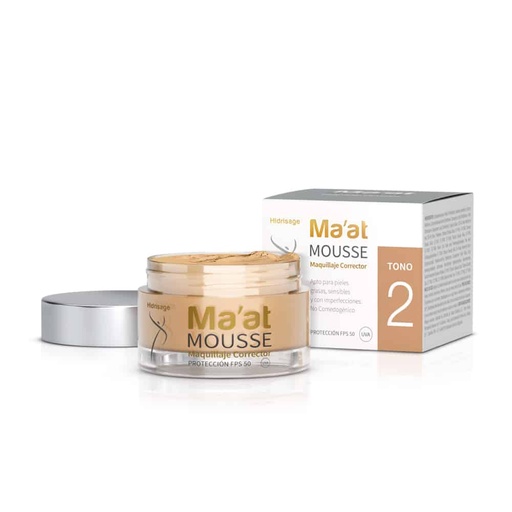 [62158] MAQUILLAJE MAAT MOUSSE T-2 SPF50x25GR 