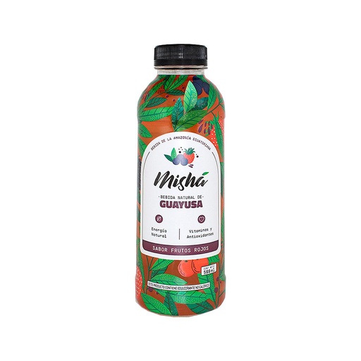 [62257] BEBIDA MISHA GUAYUSA FRUTOS ROJOSx500ML 