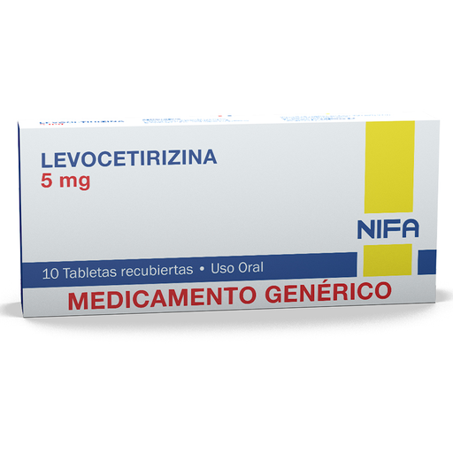 [62556] LEVOCETIRIZINA  TAB-RECx5MGx10NIFA