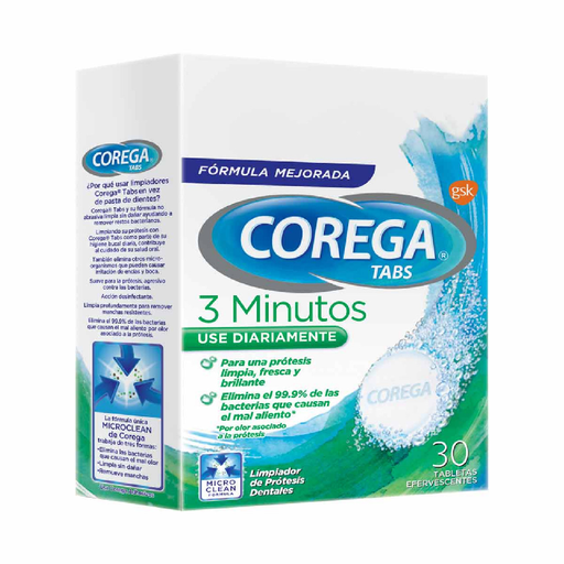 [62666] COREGA 3 MINUTOS TAB-EFERVx30 