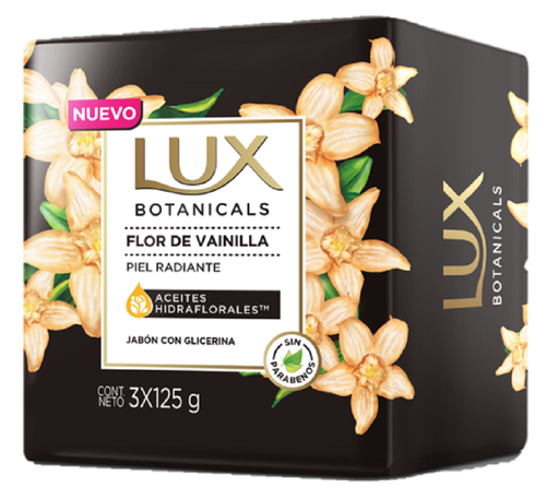 [62874] JABON LUX FLOR-VAINILLA BARRAx125GRx3 