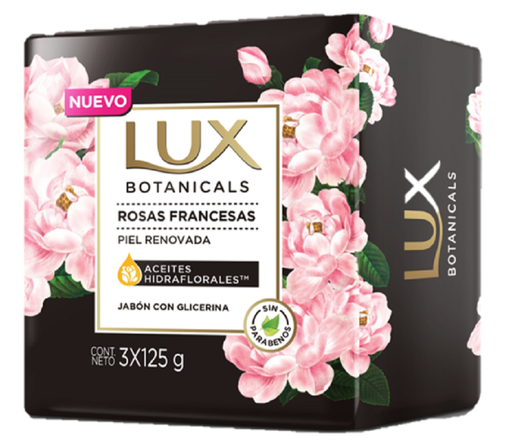 [62876] JABON LUX ROSAS FRANCESAS BARRAx125GRx3 