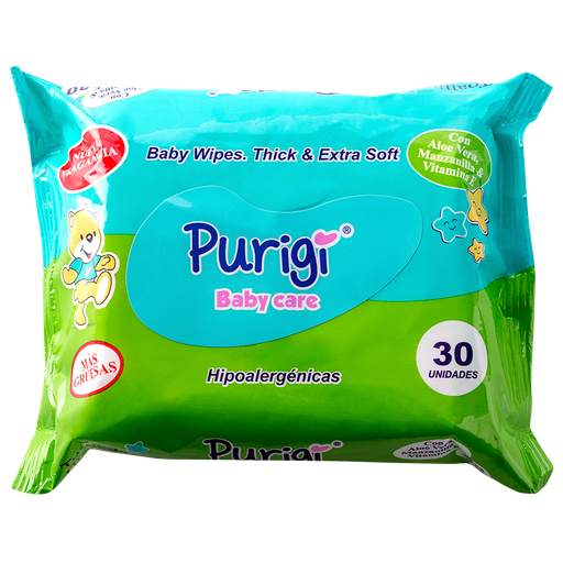 [63140] TOALLITAS HUM PURIGI BABY CARE FLOWPACKx30 