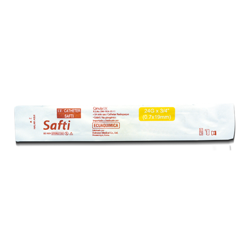 [63305] CATETER SAFTY I.V #24Gx3/4" 