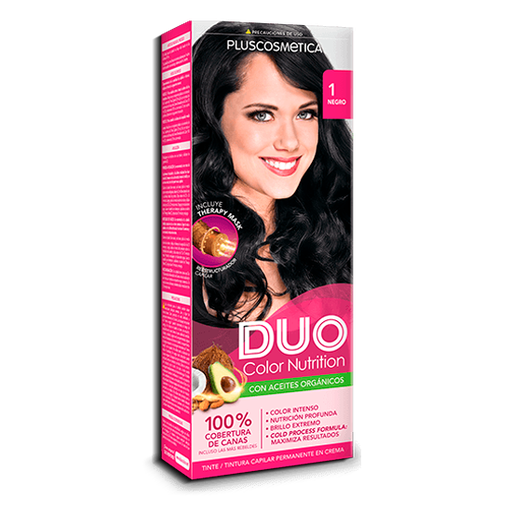 [63616] TINTE DUO CREMA#01 NEGRO KIT 