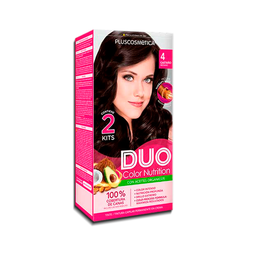 [63618] TINTE DUO CREMA#04 CASTAÑO-MED KITx2 