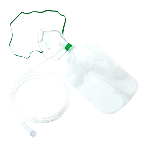 [63885] MASCARILLA OXIGENO WELL LEAD C-RESERV PEDIAT 