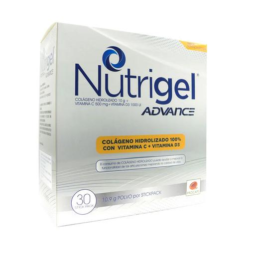 [63948] NUTRIGEL ADVANCE COLAGENO MANDARINA SOBx10.90GRx30 