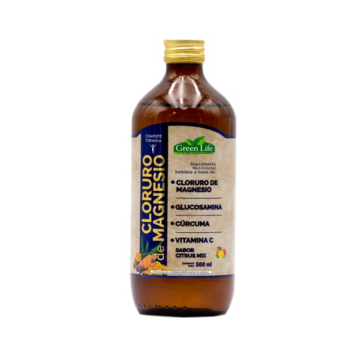 [64036] CLORURO MAGNESIO GREEN LIFE GLU-CU-VITx500ML 