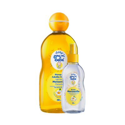 [64115] SHAMP PMB MANZANILLAx400ML+ACEITE 