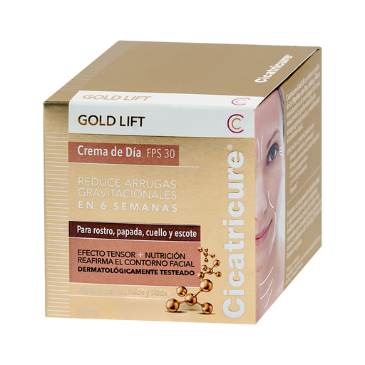 [64122] CREMA CICATRICURE GOLD LIFT DIA FPS30 FACx50GR 