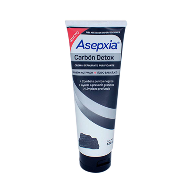 [64126] CREMA ASEPXIA CARBON DETOX EXFOL FACx120GR 