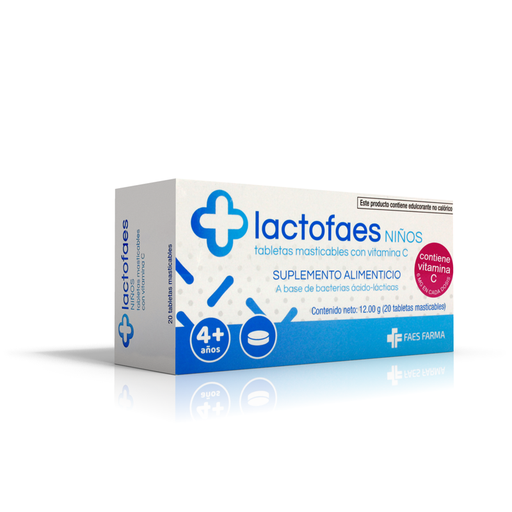 [64295] LACTOFAES NIÑOS TAB-MASTx12GRx20 