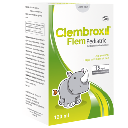 [64427] CLEMBROXIL FLEM PED  SOL-ORALx15MG/5MLx120ML