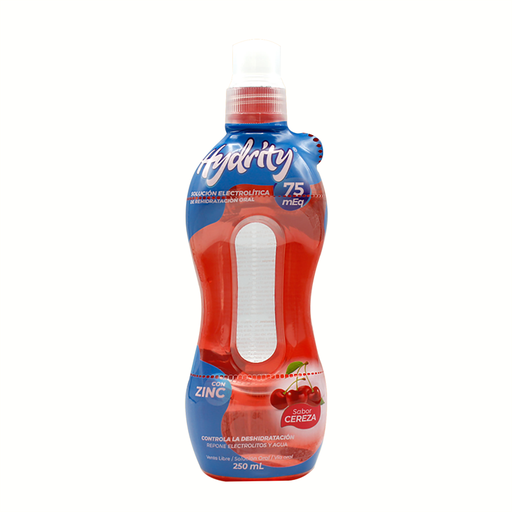 [64507] HYDRITY CEREZA C-ZINC  SOL-ORALx75MEQx250ML