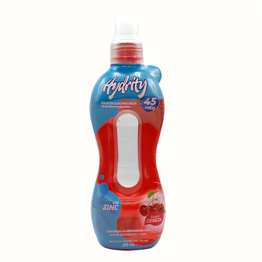 [64510] HYDRITY CEREZA C-ZINC  SOL-ORALx45MEQx250ML